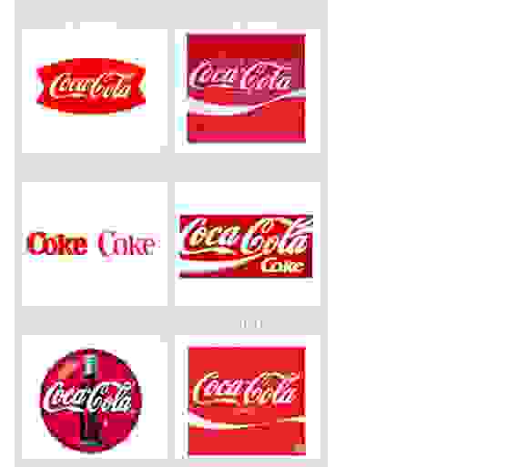Coca Cola logos through the years